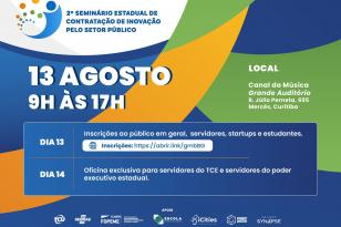 Seminário acontece em 13 e 14 de agosto no Canal da Música, em Curitiba, com inscrições gratuitas e abertas para o público.